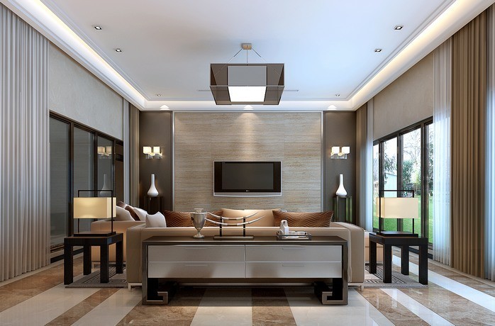 爱尔装饰 别墅客厅