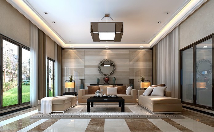 爱尔装饰 别墅客厅