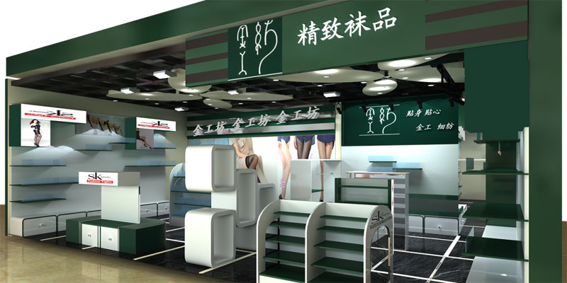 爱尔装饰店面效果图